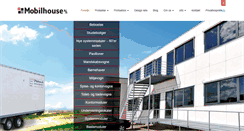 Desktop Screenshot of mobilhouse.dk